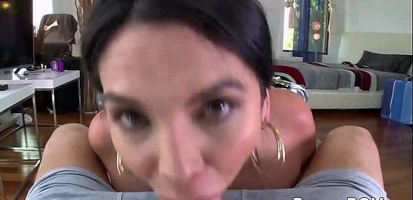 POV deepthroat and anal sex with Latina Missy Martinez